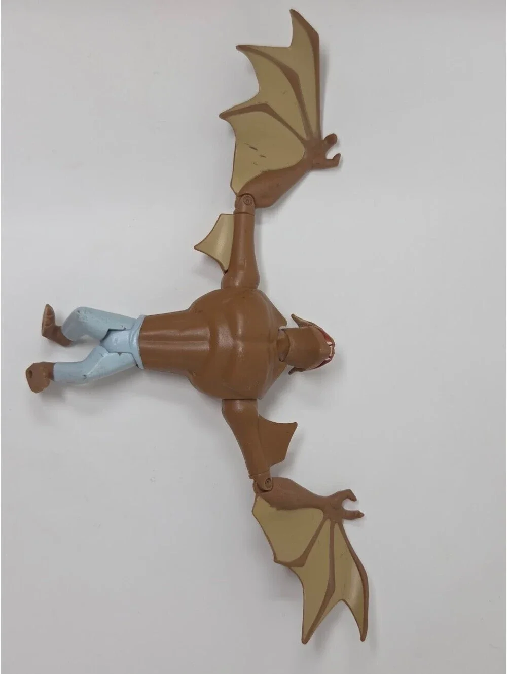 Kenner 1993 DC Comics Man-Bat Action Figure Brown And Tan With Blue Pants